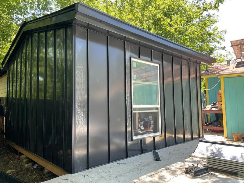 Black standing seam metal wall panels for Metal Roof Installation in Marbletown